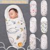 Babyschlafsack aus reiner Baumwolle mit Kopf- und Nackenschutz für Neugeborene, Dinosaurier-Print