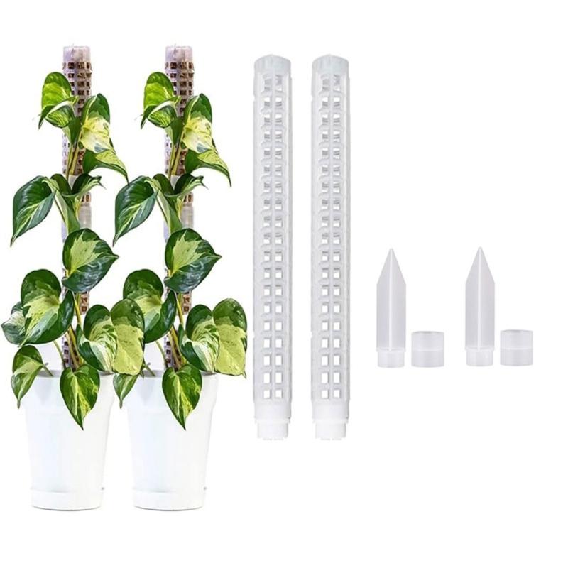 Plant Climbing Column Sphagnum Moss Poles Plant Growing Support Stand Fertilizers Plant Extension Poles Stick for Garden