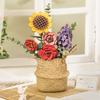 ROBOTIME Rowood DIY Wooden Flower Bouquet 3D Wooden Puzzle TW01H