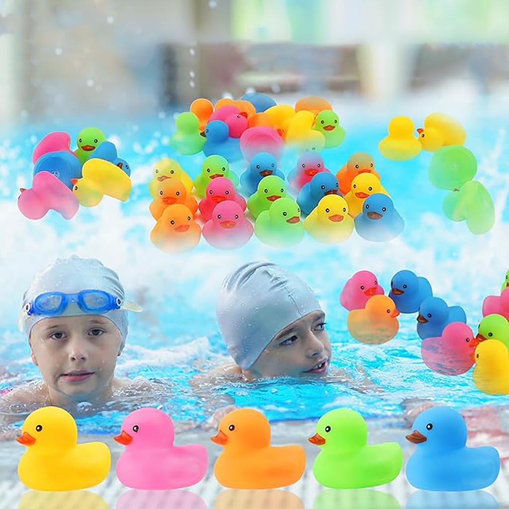 Compact size High-Quality Rubber High-Quality Duck High-Quality Beach High-Quality Play High-Quality Toy, Multi-Color High-Quality Bath High-Quality