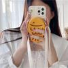 Cute 3D Snapper Wallet Lipstick Bag Crossbody Neck Rope Silicon case for 16Pro Max 11 12 13 14 15 Xr 8Plus cartoon cover