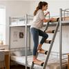 Bunk Bed Ladder Cushion 4-Piece Soft Non-slip Cover Dorm Bed Ladder Cushion Stair Covers for Safety Comfort Support Home Dorm