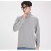 2024 Men's Korean Style Thick Knit Sweater: Warm, Loose, Solid Color for Autumn/Winter