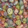 Acrylic Retro Gilded Czech Glass Beads for DIY Jewelry Making