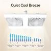 60W Power LED Deckenventilator Doppelblatt Fernbedienung Ventilator Super Wind Doppelreihenventilator Heimgebrauch