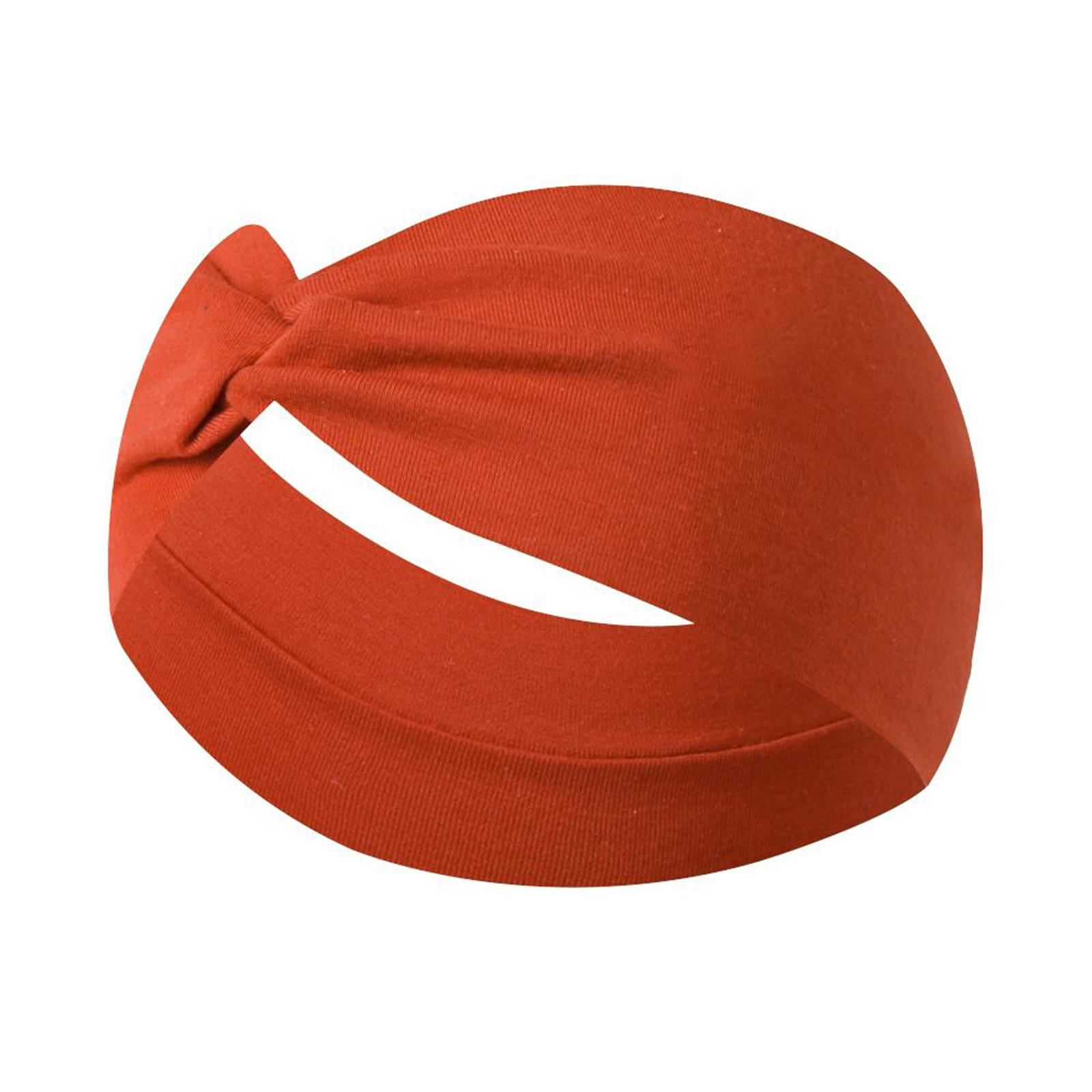 

Unisex Running Fitness Headband For Sports Yoga Sweatproof Elastic Cotton Headscarf One Size