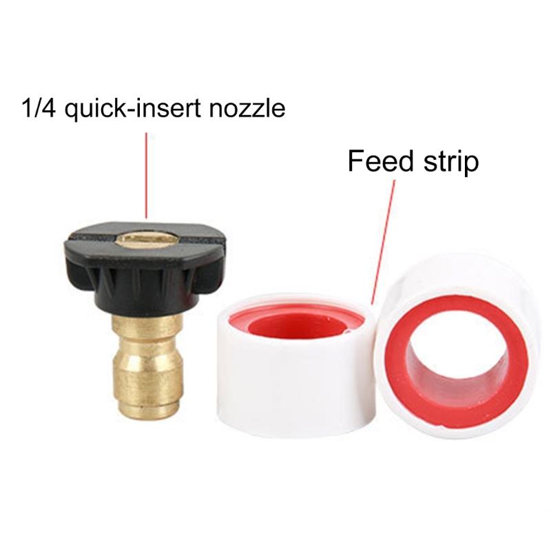 Chemically Injector Kits for Pressure Washer Soap Dispenser 3/8In Connectors Soap Injector with Siphon Hose & Soap Nozzle
