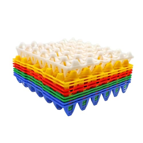 Yotijay Egg Trays, Egg Boxes, Egg Cases, Egg Holders, 10 Egg Trays, Holds 30 Eggs Each, Egg Cases for Home Chicken Farmers, Stackable Egg Cartons, Hol