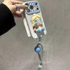 Crying baby double bracket lanyard suitable for apple 11promax mobile phone iphone11 huawei love window soft case