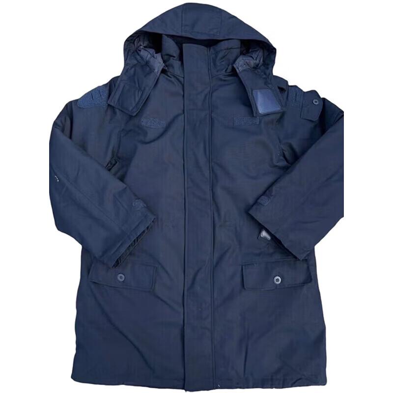 Xunzhanying Men s Navy Blue Winter Down Naval Coat 185/100