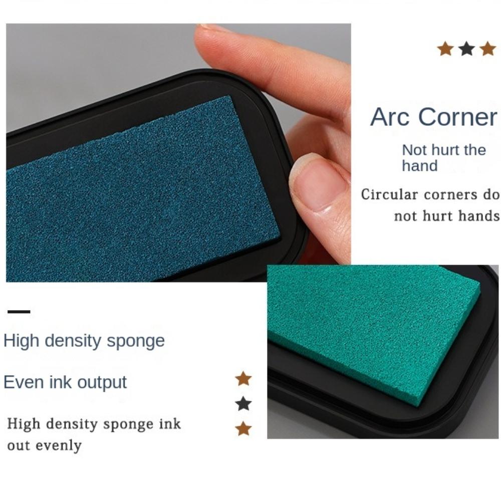 High Density Self Ink Stamp Quick Drying Sponge Inkpad New Water Based Ink Pad  for Planner Stamps