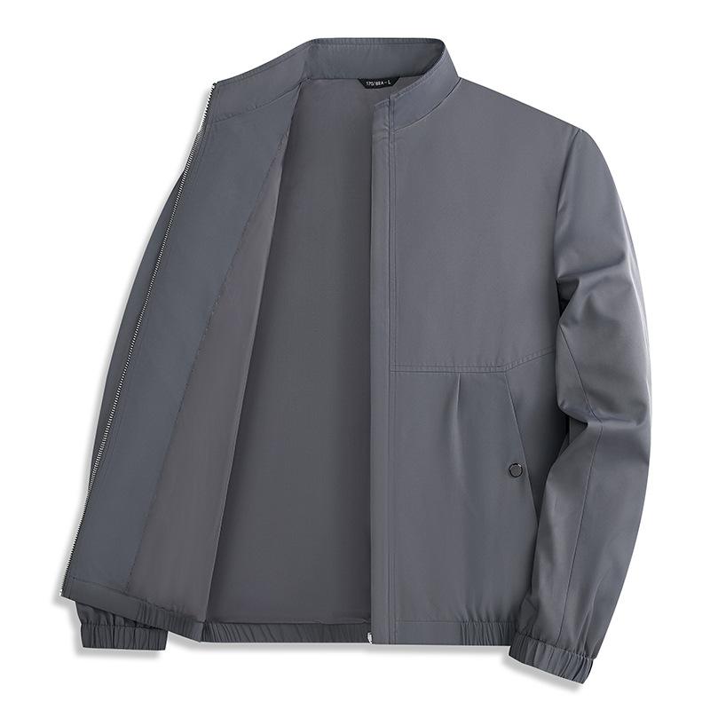 Bunda Pánská Business Casual Stojáček Pánská Větrovka Pracovní oděv