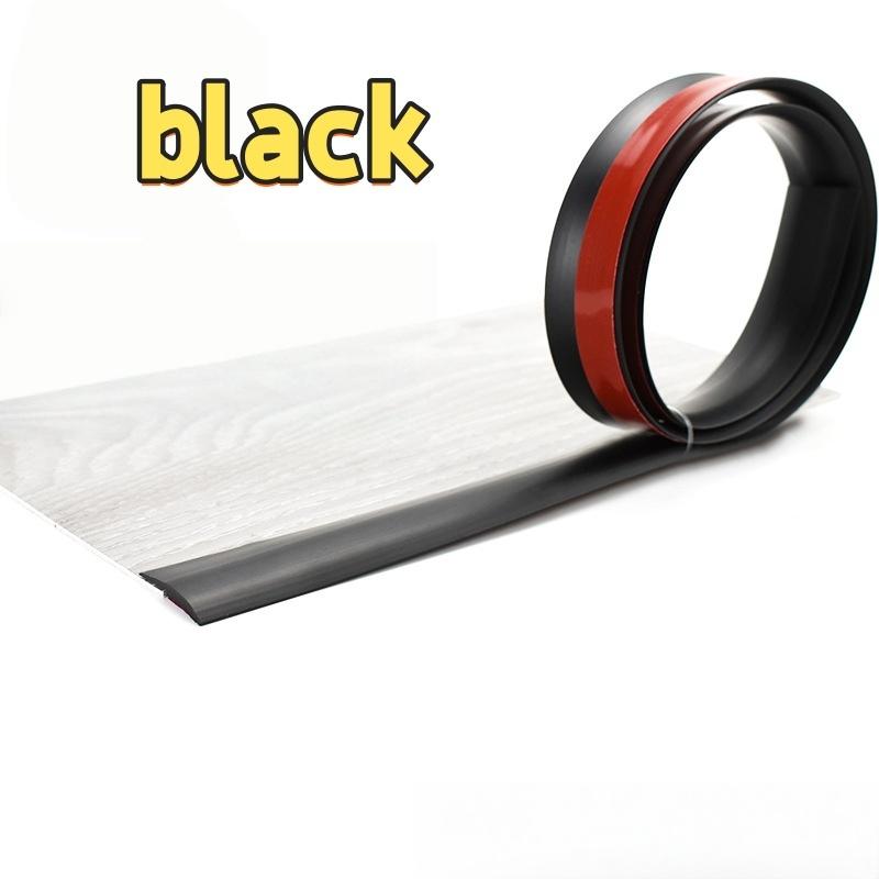 1pc 1m/39.37in Self-Adhesive Floor Transition Strip, Flexible Wood Grain Design Edging for Carpet, Laminate&Floors, Threshold