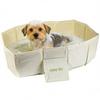 Vasca da Bagno Pieghevole Portatile di Grande Capacità Salvaspazio Multifunzionale per Cani con Fori di Scarico Piscina per Animali Domestici in PVC