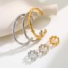 Luxury Stainless Steel Set Jewelry,Bangle Bracelet Finger Ring With Mini Balls for Women, Waterproof Charm Jewelry Gifts