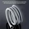 0.8/1/1.5 Meter Washing Machine Drain Hose Flexible Dishwasher Drain Hose Extension Kits Corrugated Washer Discharge Hose