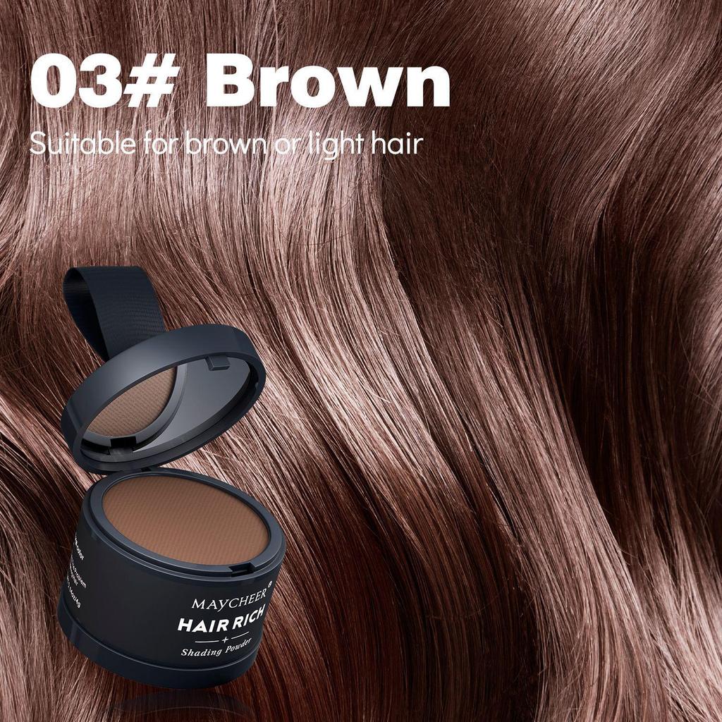 MAYCHEER Polvere Ombreggia-Attaccatura dei Capelli con Applicatore