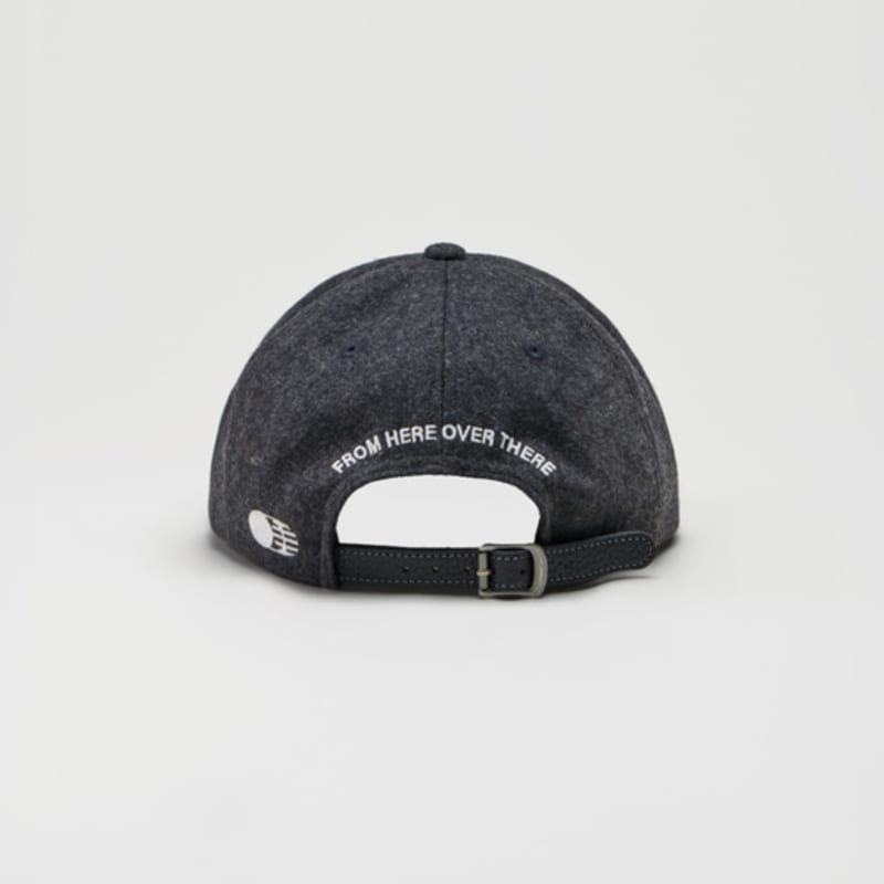 TRAFFIC HARMONY WOOL BLEND TH APPLIQUE LOGO DEEP-FIT 6-PANEL cap_GRAY