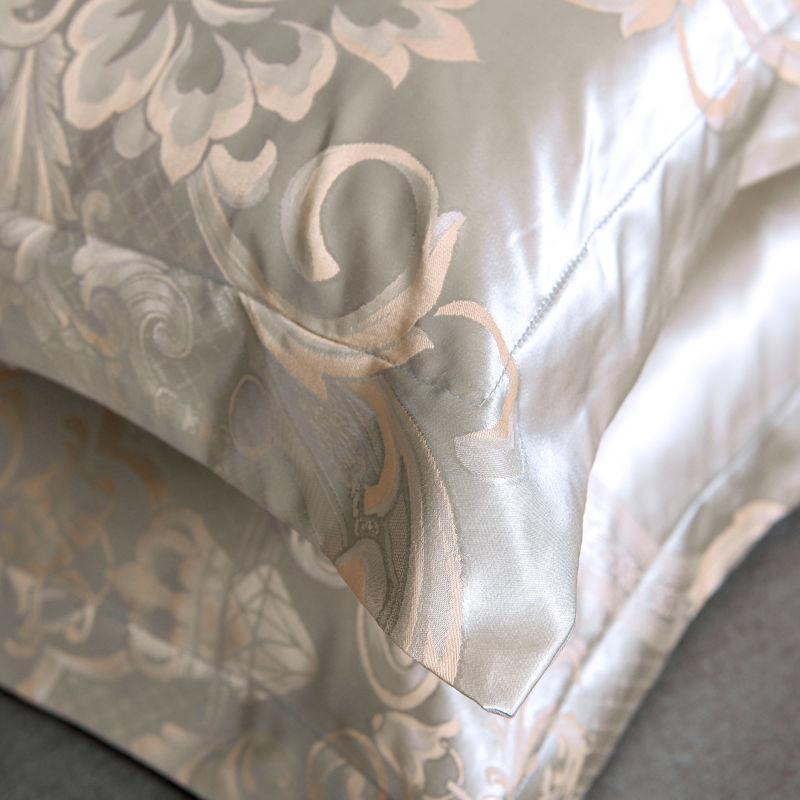 1 Pair of Tribute Satin Jacquard Envelope Pillowcases, 48*74cm Adult Pillowcases, Spring/Summer Comfort Pillowcases, Pillowcases Without Inserts