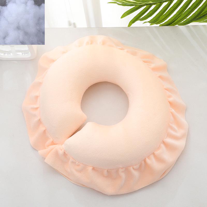 Latexový polštář ve tvaru U pro kosmetický salon: Odnímatelná, Pratelná Opěrka hlavy a Podložka na obličej pro masážní lůžko