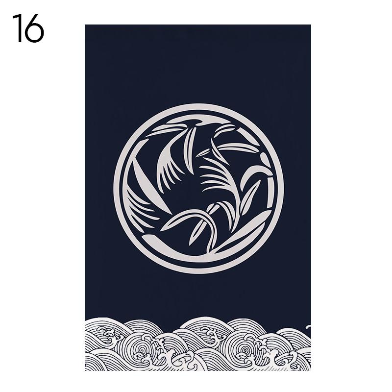 Japanese Tea Room Partition Pennant Kitchen Door Head Curtain Teahouse Hanging Short Curtain Sushi Restaurant Pub Bar Decor