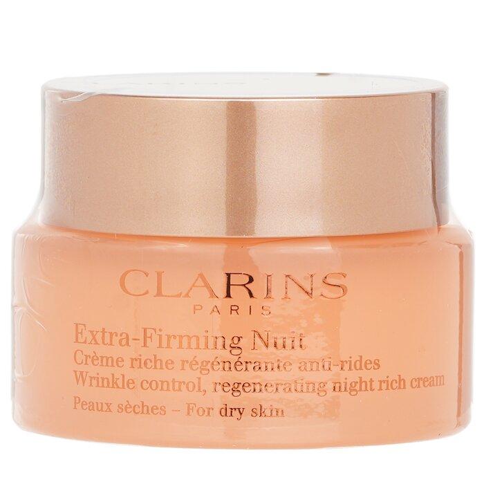 CLARINS Extra-Firming Nuit Wrinkle Control, Regenerating Night Rich Cream - For Dry Skin Types