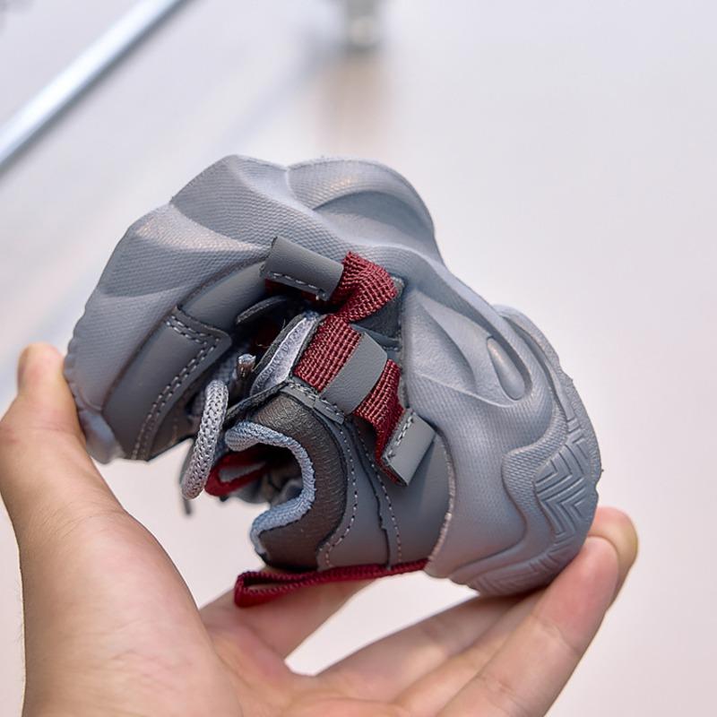 Girls' Shoes & Sneakers, Autumn New Arrivals Boys' Leather Casual Chunky Dad Shoes, Students' Soft-Sole Running Shoes for Older Kids.