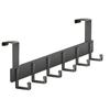 Heavy Dutys Over Door Hangers Wall Mounted Organizer Rack for Coat Towel Bag 5 Hooks Use Coat Hooks Jackets Jewelry
