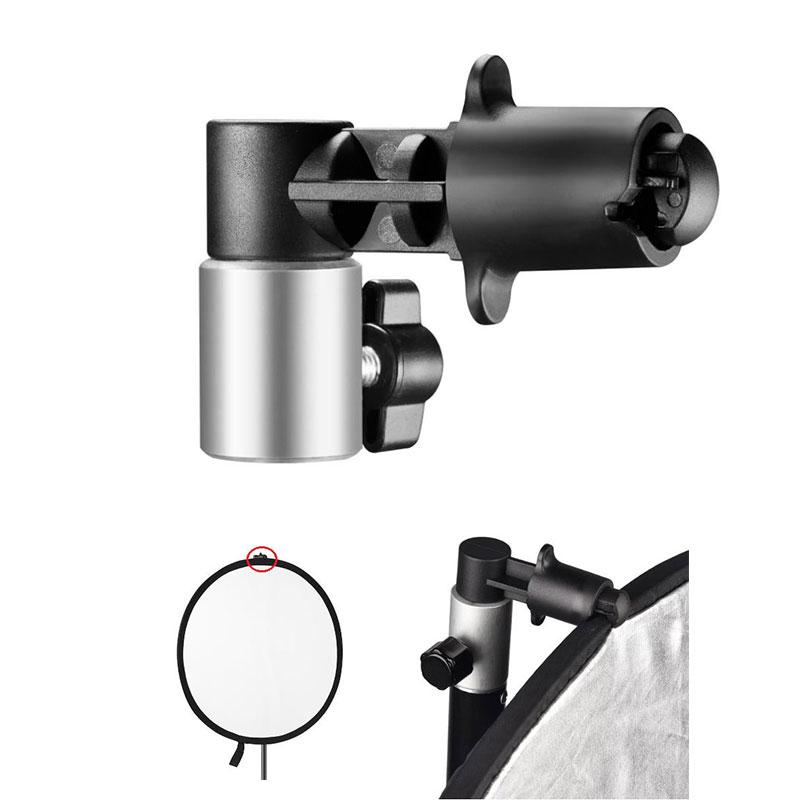 Photo Video Photography Studio Reflector Disc Holder Clip Clamp For Light Stand