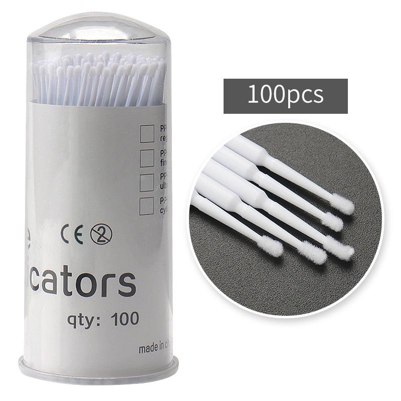 Disposable Mini Cotton Swabs for Cleaning, Makeup Application, and Eyelash Touch-ups with Special Pointed Tips