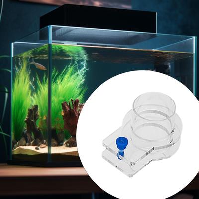 Akrylátové krmítko pro ryby s průhledným kroužkem Krmivo zabraňující šíření