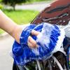 Chenille Coral Sponge Car Wash Special Large Strong Decontamination Wipe Car Absorbent Sponge Block Chenille Gloves Brush Car Tool Supplies