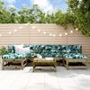 VidaXL Garden lounge set 7 pcs with cushions impregnated pine wood 3185933