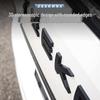 Black Decorative Covers for 9X Car Emblems, Metal Protection Mod Accessories