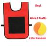 Sticky Jersey Outdoor Sports Toy Kindergarten Vest Sticky Ball Parent-Child Interaction Outdoor Play Throwing Toys For Children