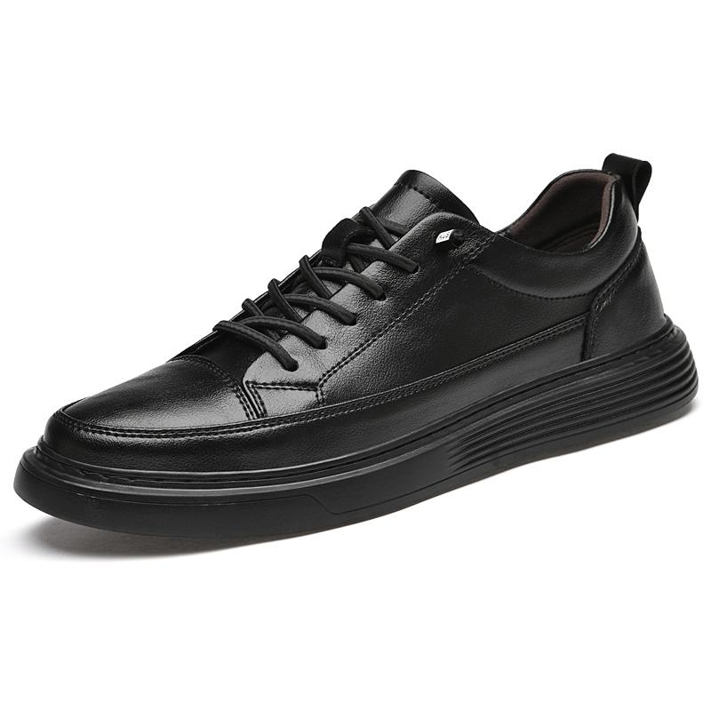 Fashion Italian  Genuine Leather Casual Shoes Men's Oxford Shoes Jogging Shoes Men's Dress Shoes Warm Cotton Shoes With/No Fur