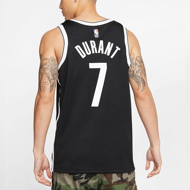 Nike NBA Team limited Jersey SW Fan Edition Brooklyn Nets Durant No. 7 Black Men's 864459-018