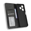For TECNO Spark 10C 4G Wallet Phone Case Anti-Dust Stand PU Leather Protective Cover with Retro Texture