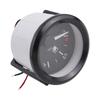 12V 52mm Car Fuel Level Gauge  Fuel Level Gauge Meter 240-33 Ohm E-/2-F White LED Light Black Rim Automotive Gauges