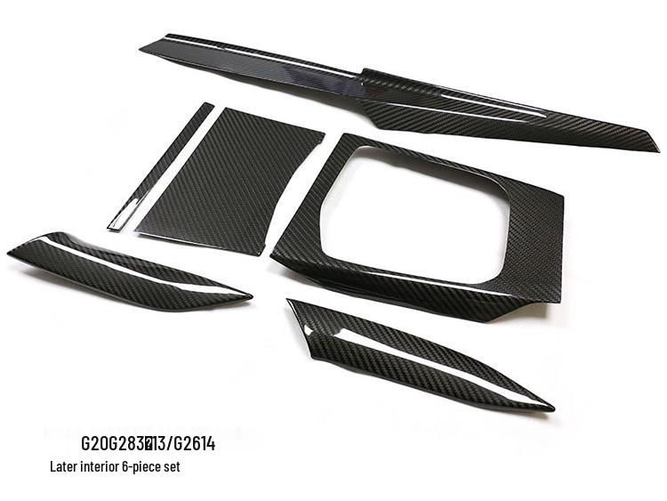 Compatible with BMW 234 Series I3/I4/G20/G28/G22/G23/G42/M2/G87 Modified Dry Carbon Fiber Interior Trim