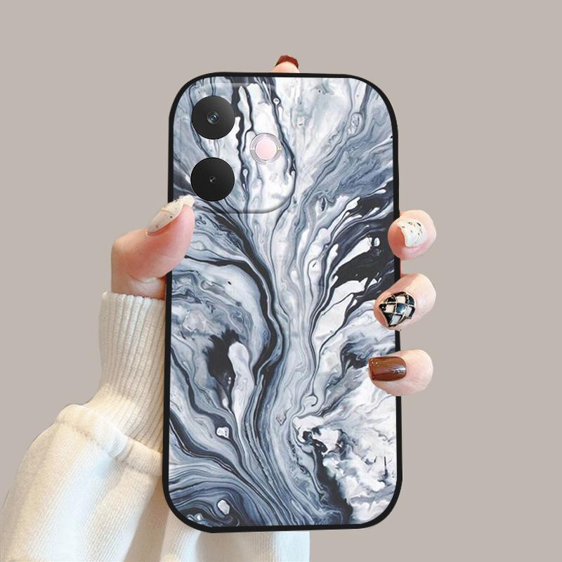 Dla Oppo A5 Pro 5G Miękkie Etui Kwiaty Moda Silikonowe TPU Zderzak Telefonu Pokrowiec Dla Oppo A 5 Pro 5G Urocze Ochronne Etui Fundas