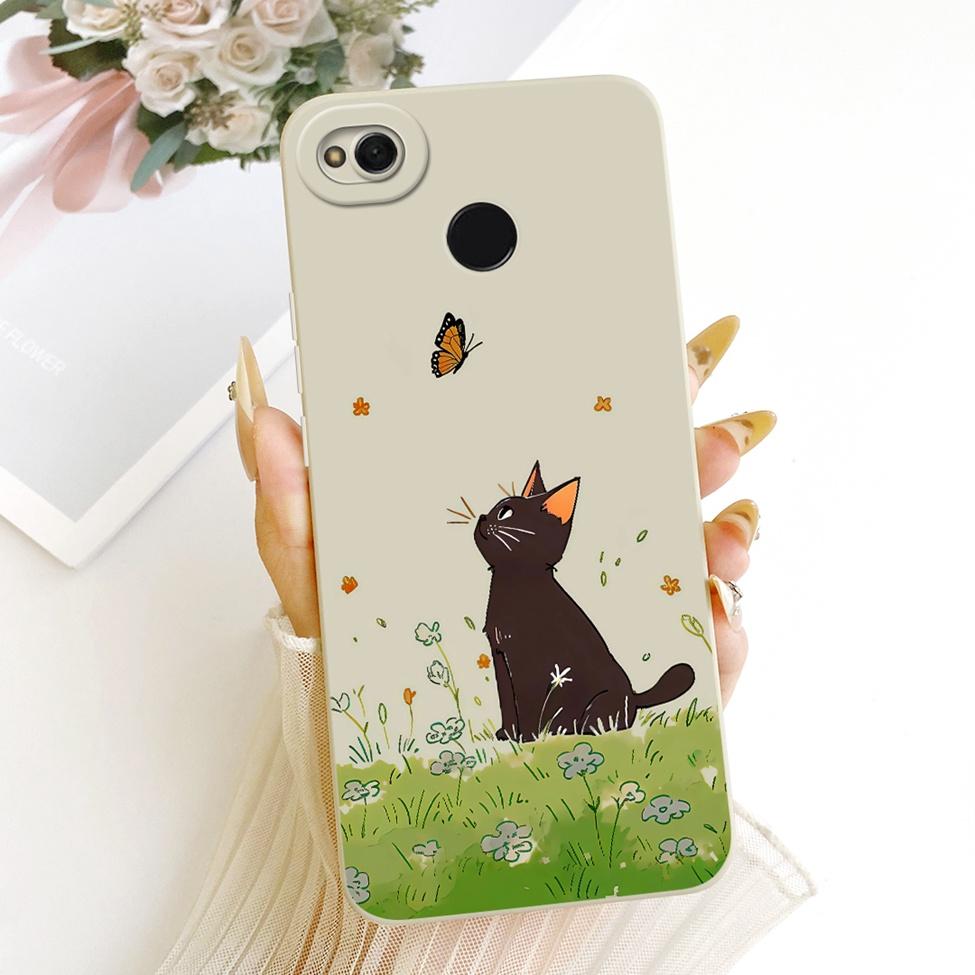 Phone Casing For Redmi 4x Cover Fashion Cartoon Cute Funny Painted Silicone Case For Xiaomi Redmi 4x