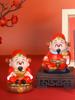Traditional Chinese God of Wealth Resin Feng Shui Decorations for Home, Bedroom, Living Room, and Entrance Hall