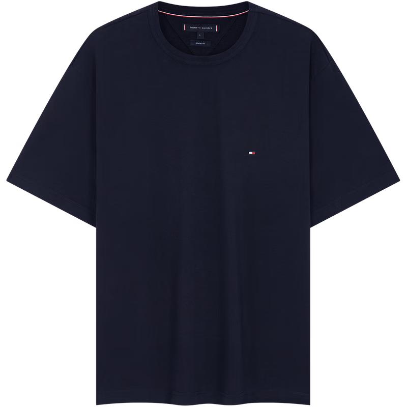 Мужская однотонная футболка с коротким рукавом Tommy Hilfiger S