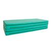 gymnastic mat Gamma 200x100x10 czteroczęściowy - green/yellow