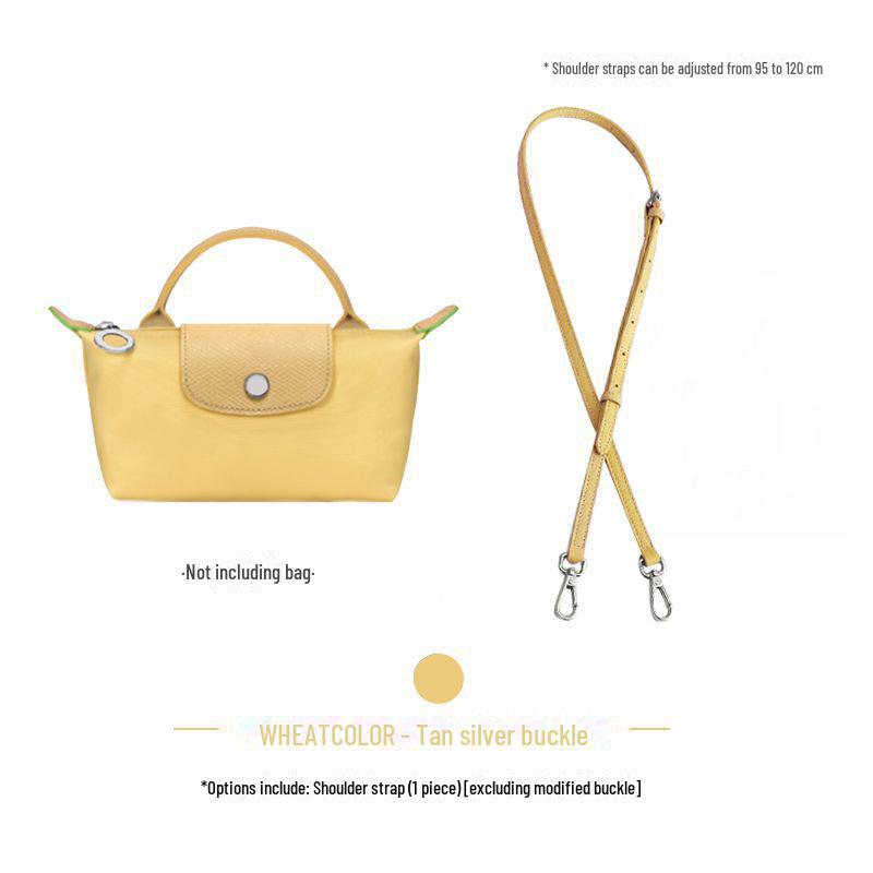 Adjustable Cowhide Crossbody Shoulder Strap, Genuine Leather, Punch-Free, Longxiang Bags