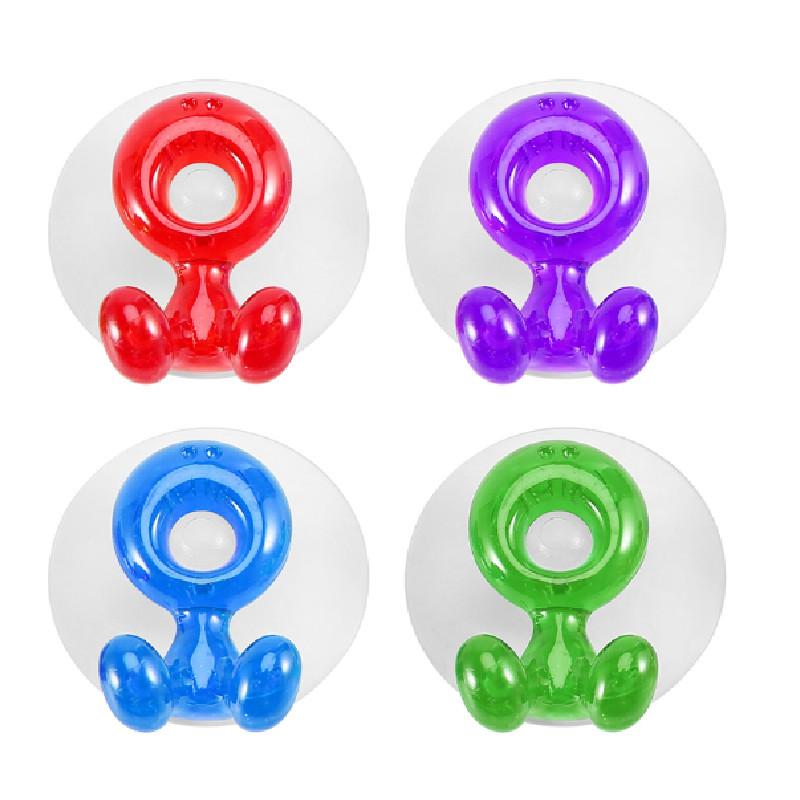 Holder With Toothbrush Suction Cup Towel Wall Hook Reusable For Bathroom Kitchen