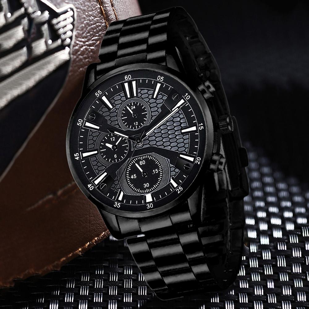 2/4PCS/Set Men's Quartz Wrist Watches Alloy Minimalist Luxury Elegant Jewelry Y2K Party Dress Vacation Holiday Festival Gift