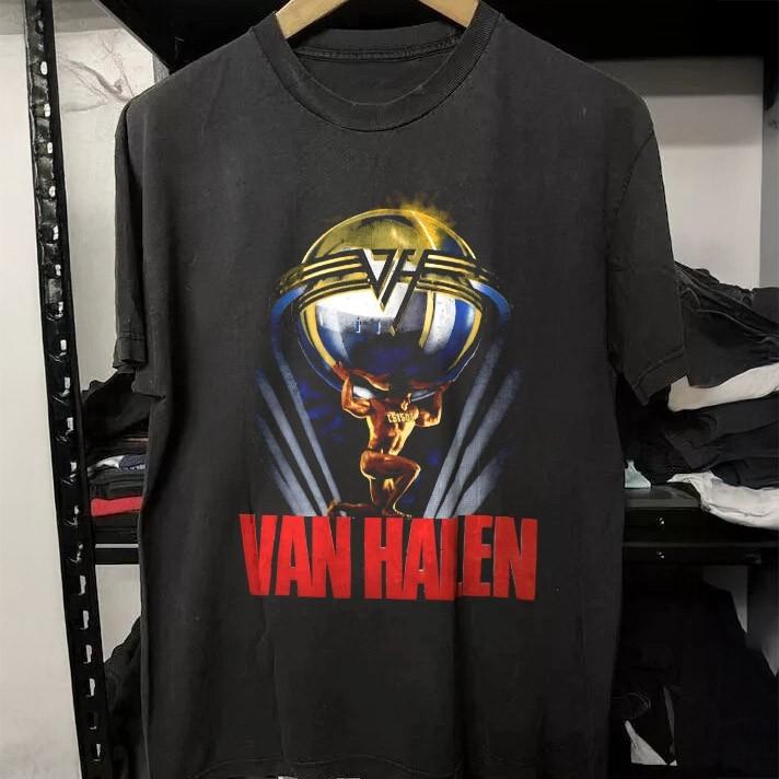 NEW! Van Halen 5150 Album Cover Unisex Black Cotton T-Shirt S