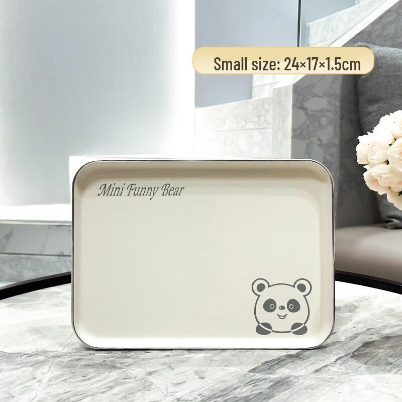 Ins Style Rectangular Plastic Serving Tray